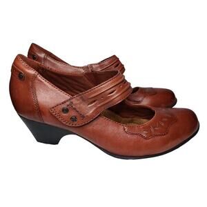 Cobb Hill by New Balance Women's Shoes, Laser Cut Leather Mary Jane Pumps, Sz 7M